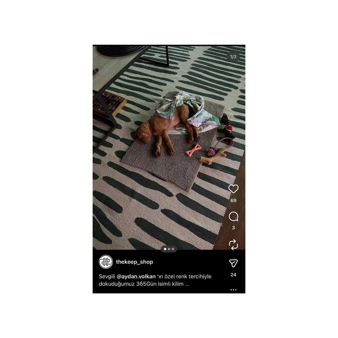 "365 GÜN", Zeynep Adil, El dokuması kilim