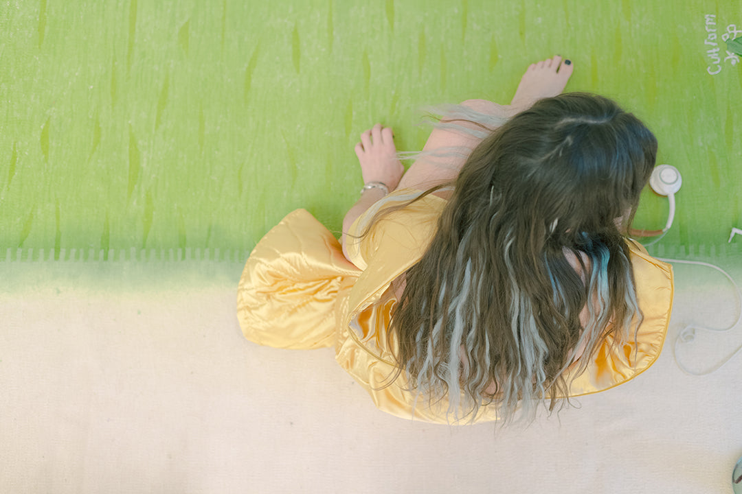 "PISTACHIO", Merve Abedan - Cult Form, El dokuması kilim