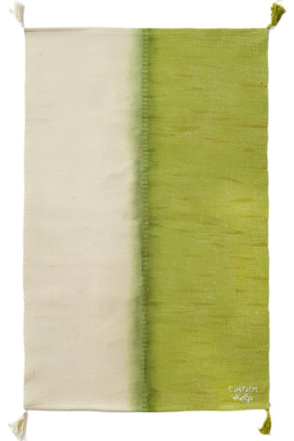 "PISTACHIO", Merve Abedan - Cult Form, El dokuması kilim
