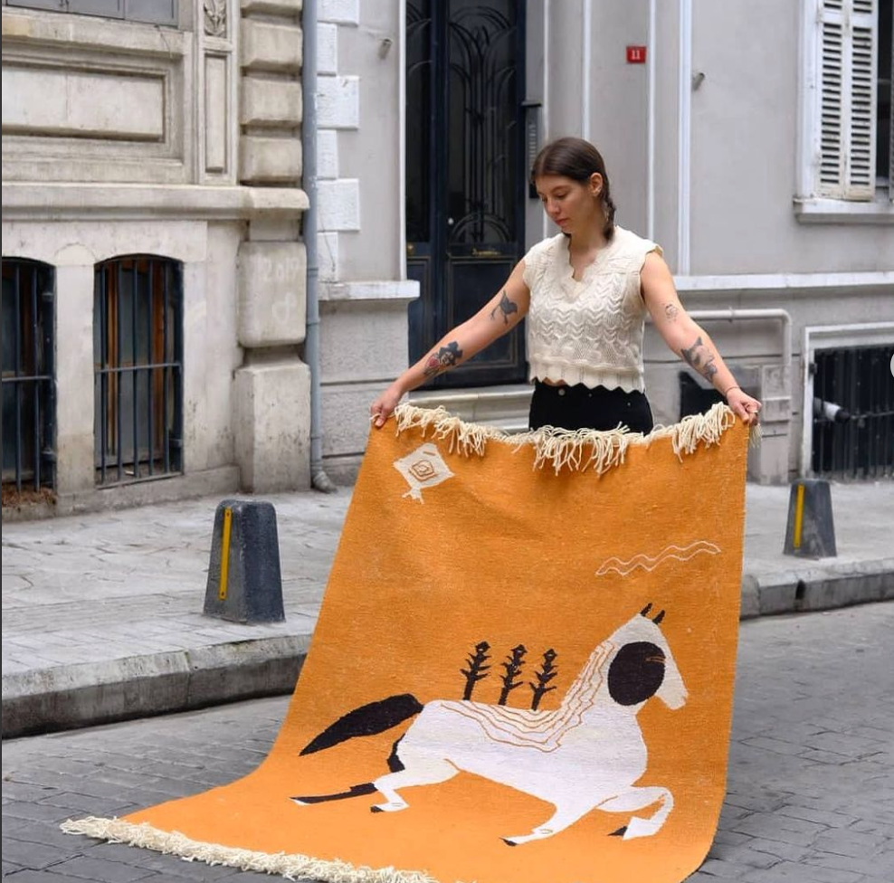 "BEREKET", Gizem Ulusoy, El dokuması kilim
